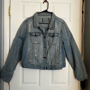 Ripped Denim Jacket